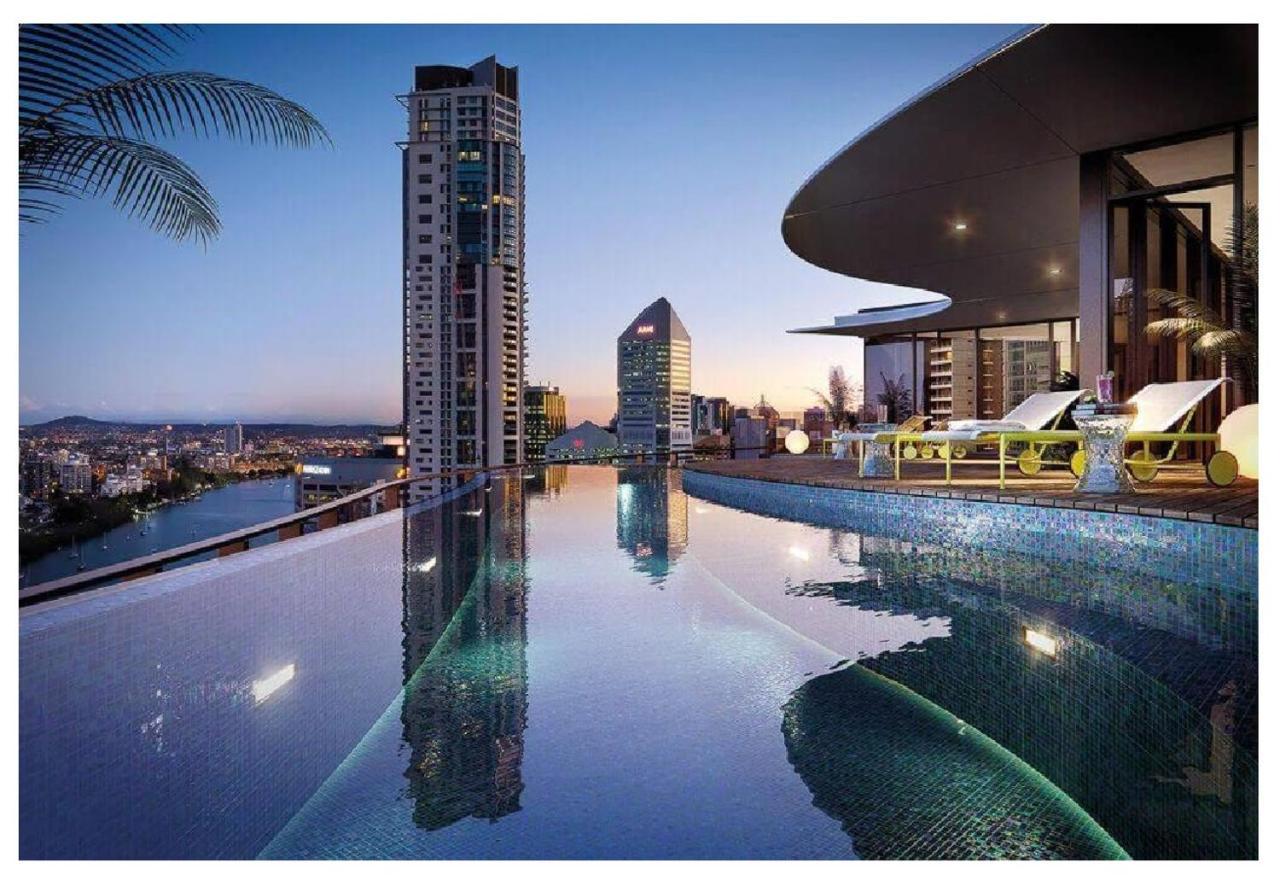 Lux 37Th Floor 2Br 2Bath, Infinity Pool, Gym, Wifi Apartment Brisbane Exterior photo